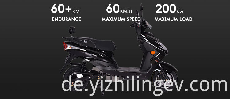 Scooter mit Elektro-Moped mit Pedalen Hochwertiges Design Mode Zweirad Scooter 800W CE Elektronischer Einbrecher 200 kg 1001-2000W 12#